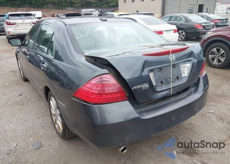 2007 Honda Accord 3.0 Ex из США, поврежденный, VIN 1HGCM66557A093496